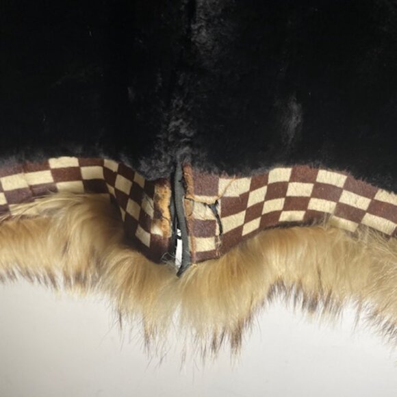Vintage Fur Handmade Coat Medium - Picture 7 of 8